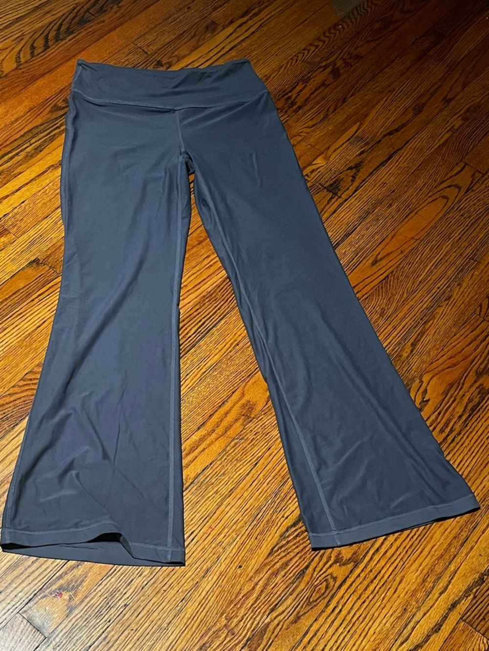 Dark Gray Flared Yoga Pants